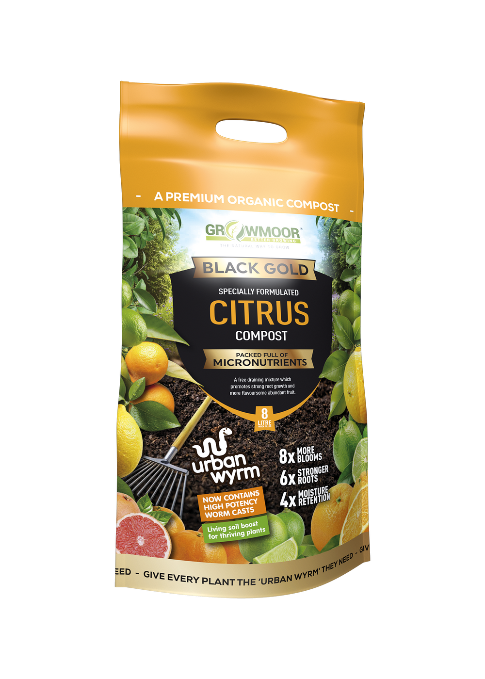 Citrus Black Gold Compost 8 Litre Carry Bag