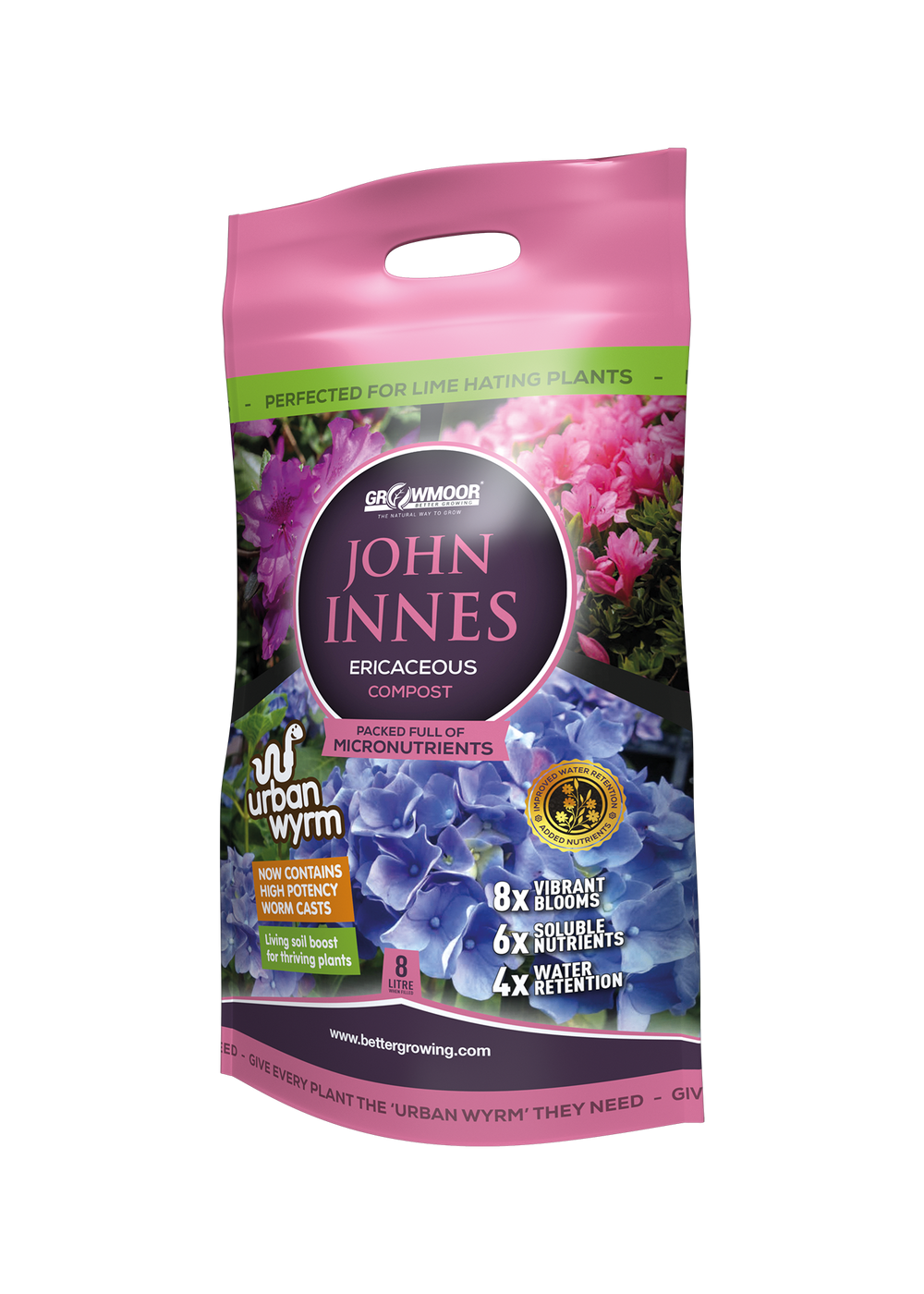 John Innes Ericaceous House Compost 8 Litre Carry Bag