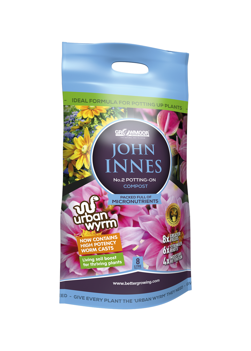 John Innes No 2 Potting-On Compost 8 Litre Carry Bag