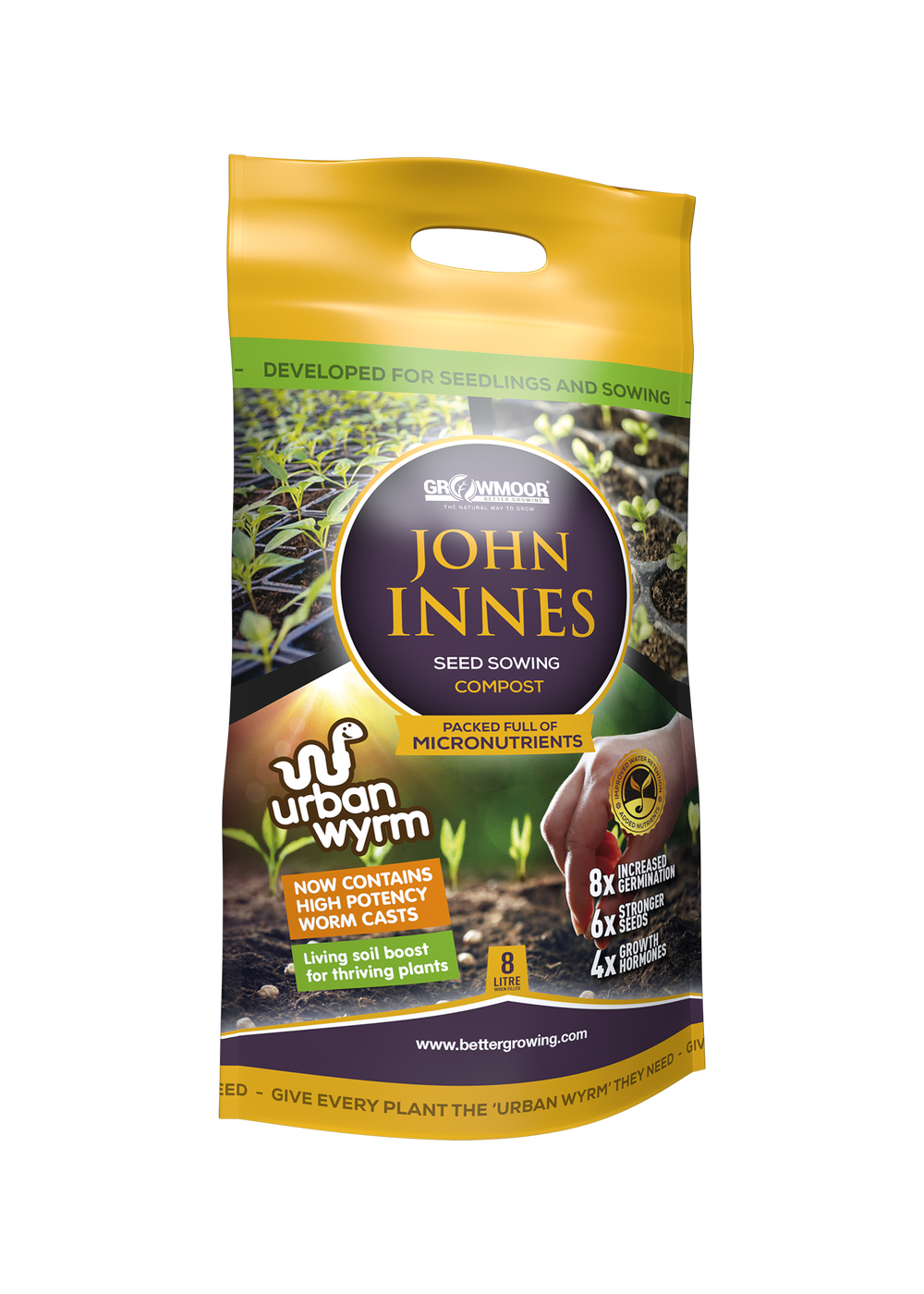 John Innes Seeding Compost 8 Litre Carry Bag